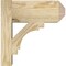 Ekena Millwork Merced Craftsman Rough Sawn Outlooker, Douglas Fir, 6"W x 12"D x 12"H OUT06X12X12MRC04RDF - alternate 2